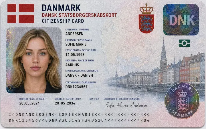 Algerian Identity Card Mockup Vikas edit example