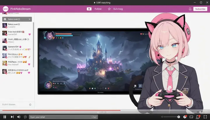 Become a Vtuber Vikas edit example