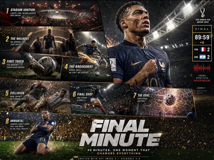 Cinematic Final Minute Football Poster Vikas edit example