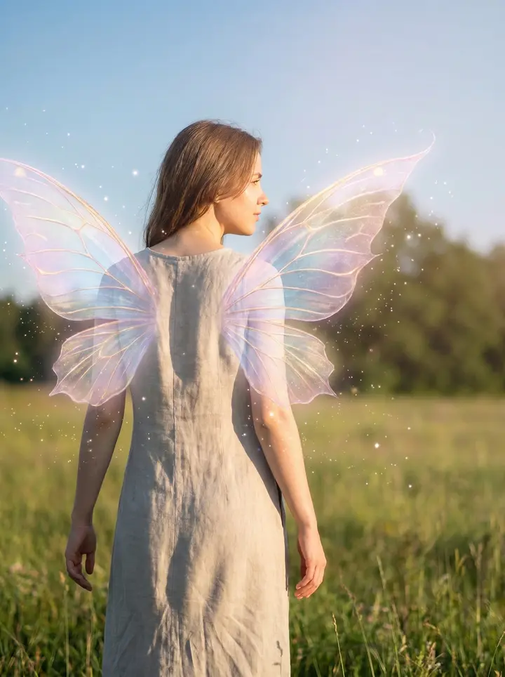 Fairy Wings Portrait