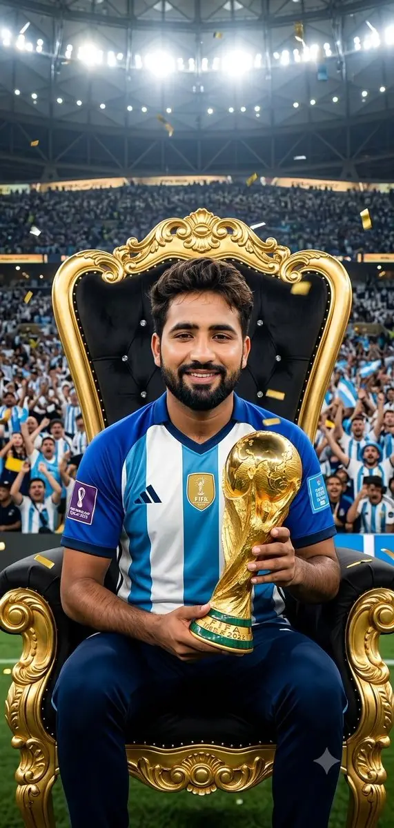 FIFA World Cup Victory Throne Vikas edit example