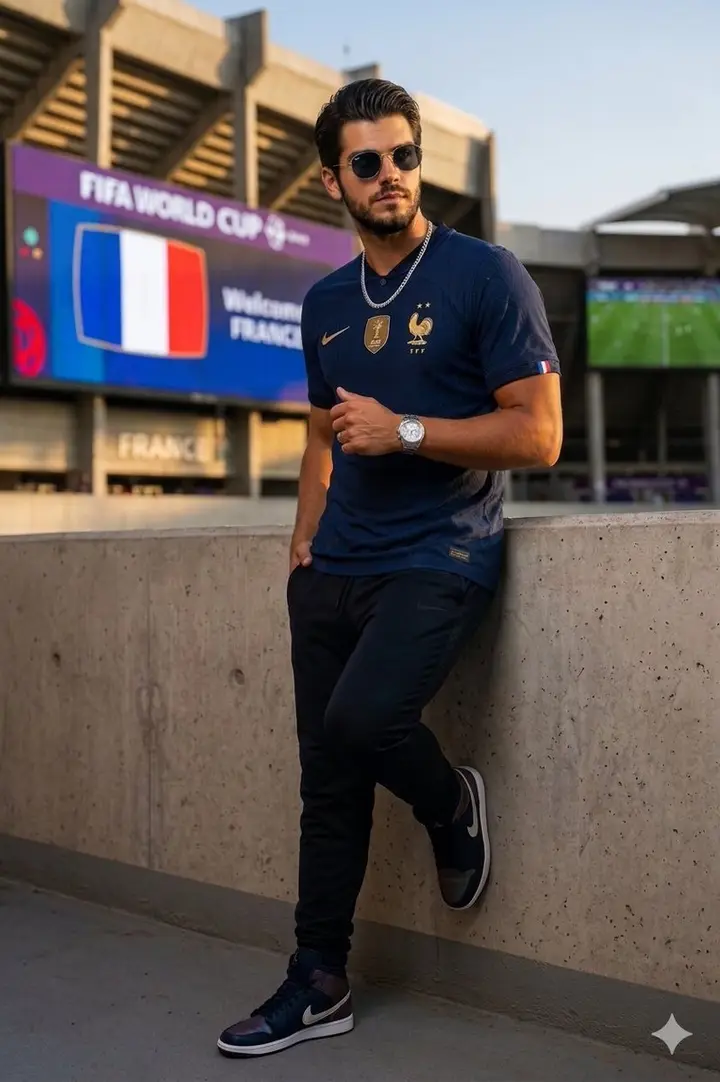 France World Cup Fashion Portrait Vikas edit example