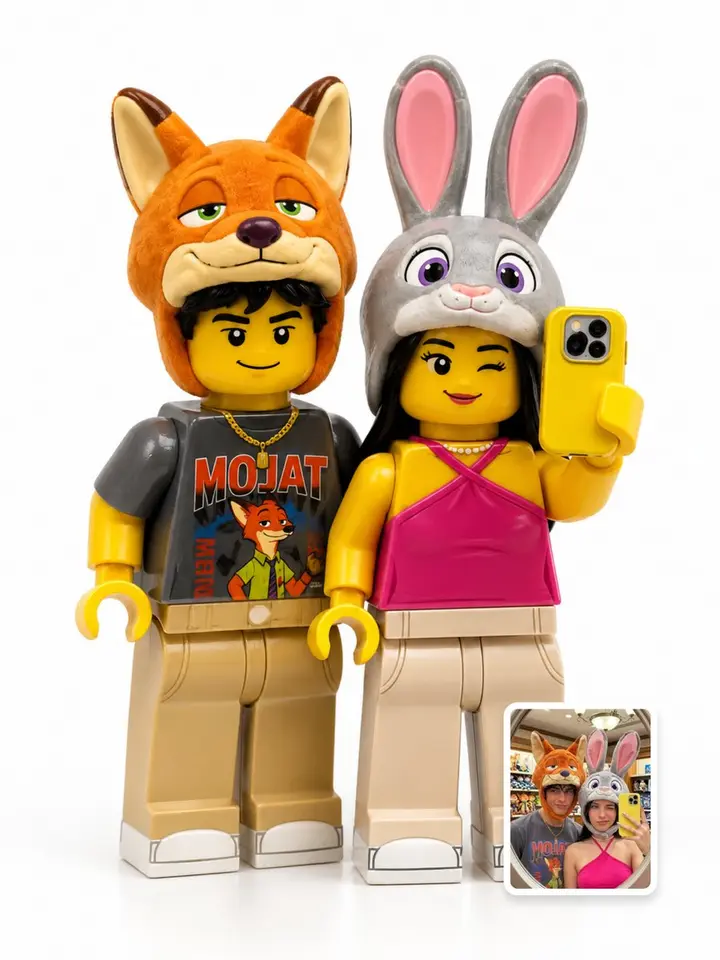LEGO Minifigure Transformation Vikas edit example