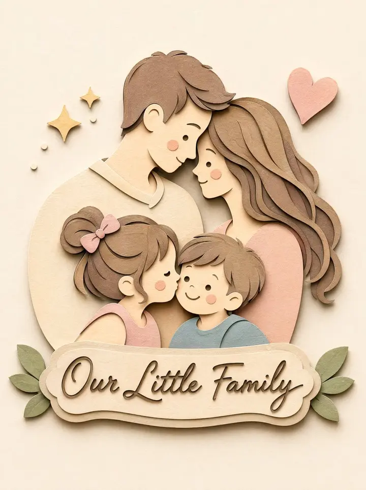 Papercraft Diorama Style Portrait Vikas edit example