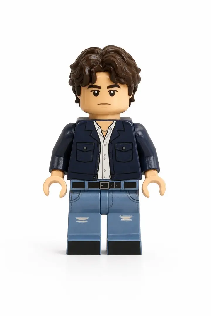 Photo-to-LEGO Minifigure Transformation Vikas edit example
