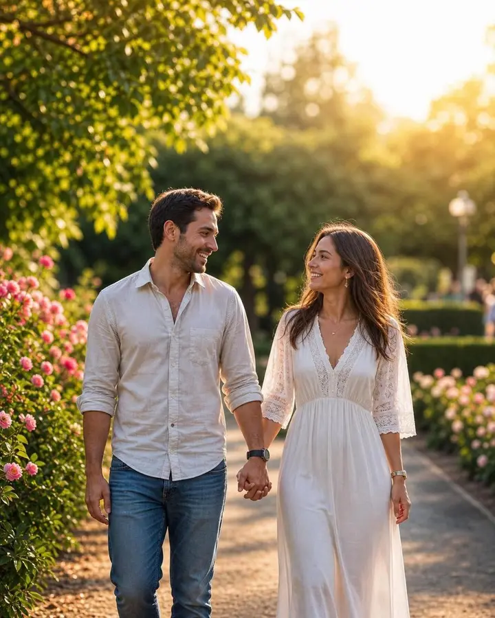 Romantic Couple Park Photography Vikas edit example