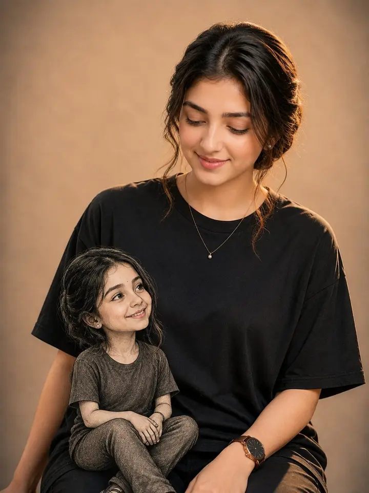 Tender Mini-Me Studio Portrait Vikas edit example