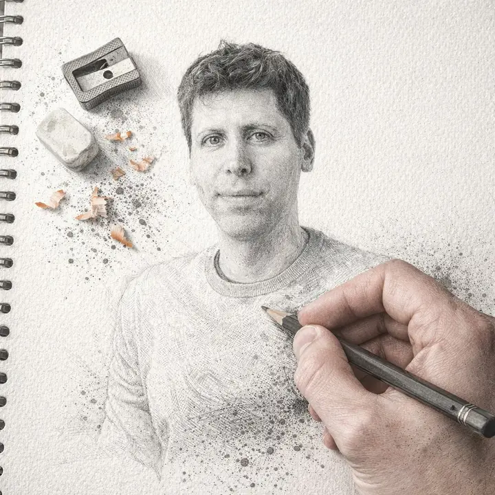 Ultra-Detailed 3D Graphite Pencil Sketch Generation Vikas edit example