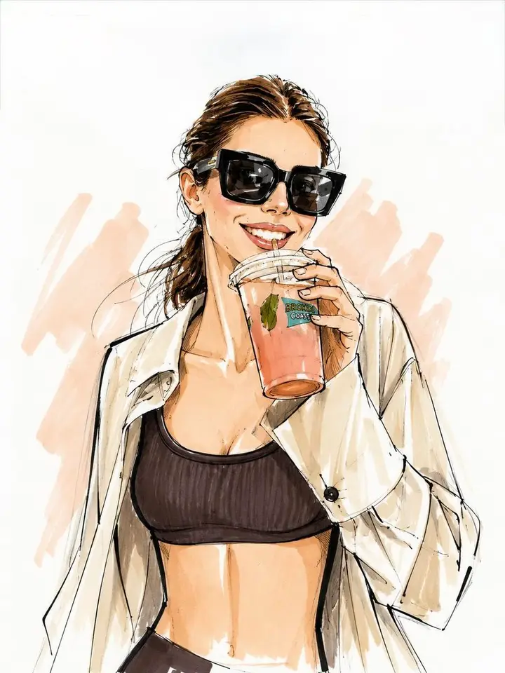 Vogue Style Fashion Illustration Vikas edit example